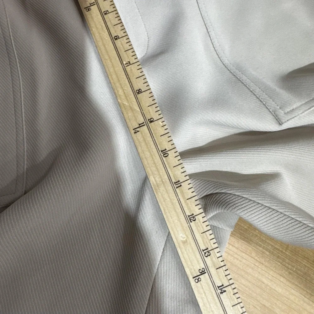 Aqua Pants‎ Womens Small Beige Wide Leg High Rise Pocket Stretch Trousers Office